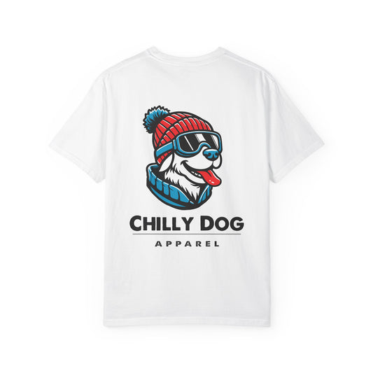 Chilly Dog Logo Badge Style T-Shirt